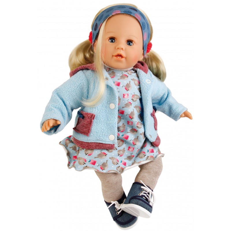 puppe susi 45 cm blonde haare blaue