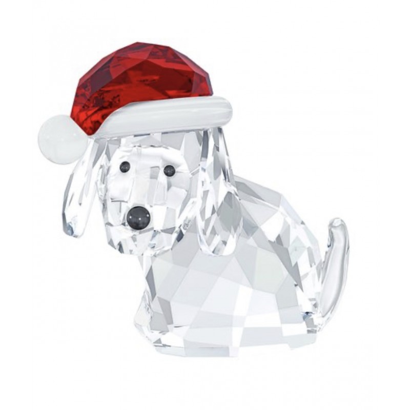 verdiepen Elementair aantal Swarovski Figur Hund mit Nikolausmütze Artikel Nr. 5060449 EAN  9009650604492 Abmessungen, 4.5 cm x 4.4 cm x 2.7 cm In diese hinreißend  verspielte Weihnachtsdekoration muss sich jeder Hundefreund einfach  verlieben! Der Hund