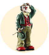 Gilde Clown Sonnyboy, grüne Hose Artikelnummer: 35870 Höhe: 21 cm
