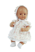 Baby Strampelchen Gr. 31 braune Haare "Made in Germany"  Artikel-Nr.: 9031110