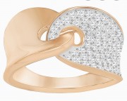 50 % Sale Swarovski 5272354 Guardian Ring vergoldet Kristalle  weiß 9009652723542 Größe 55 Innenmaß 17,5 mm