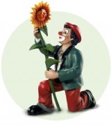 Gilde Clown Der Sonnenschein (2008) Artikelnummer: 10156 Höhe: 14 cm Jahreslimitierung Figur des Jahres: 2008