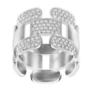 50 % Sale Swarovski  Cube Ring  5139680 Size: 52 Innenmaß: 16.5 mm Damenring Steinart: Swarovski-Kristall 9009651396808