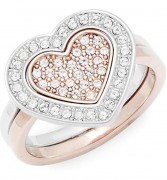 % % Sale Swarovski Damen-Ring Cupid 5182091 Größe 55 Vergoldet Kristall transparent 9009651820914 