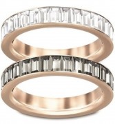 bis 50 % Sale Swarovski 5063708 Kristall Band Ring Set Größe 52 9009650637087