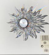 50 % Sale Swarovski Crystal Clock Table Solaris Tischuhr Artikel Nr. 221626 EAN 9003142216262 Durchmesser 12.5 cm