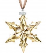2015- / 30 % Sale Swarovski 5135903 Christmas Ornament Weihnachtsstern 2015 Annual edition Jahresstern gold