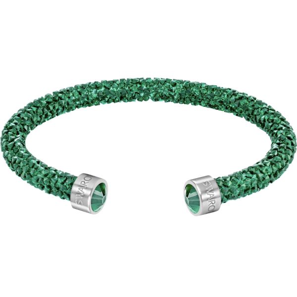 50 % Sale Swarovski Crystaldust Armreif, Grün Größe M Artikel Nr  