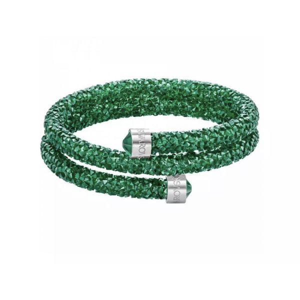 50 % Sale Swarovski Crystaldust Armreif, Grün Größe M Artikel Nr 